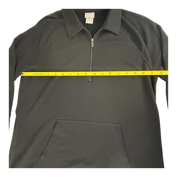 Chico’s Zenergy Half-zip Dress Black Misses Size 0 (US S/4) LBD Active Pockets - Picture 7 of 16